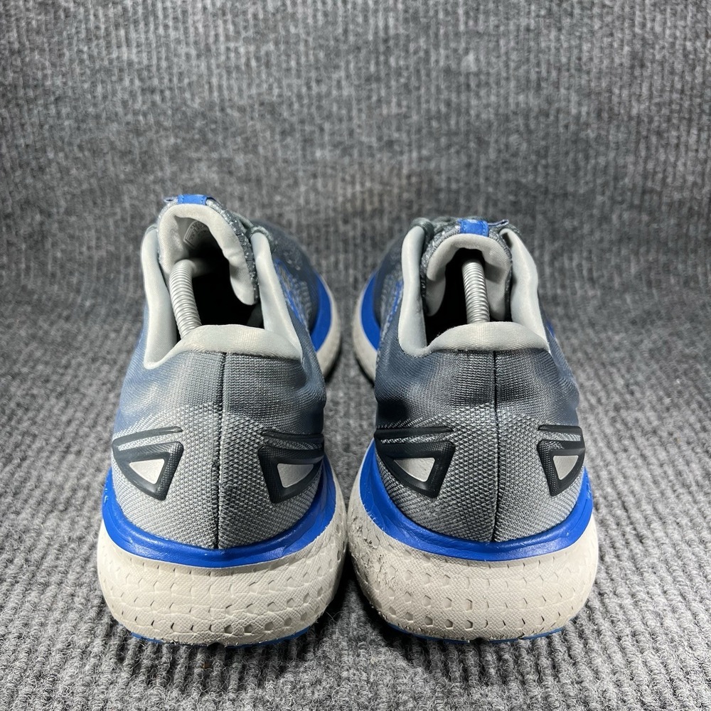 Brooks Glycerin 19 Men's Size 13 Quarry Grey Zap Blue Running Shoes 1103561D095 - Picture 4 of 16